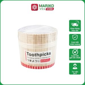 Hộp 850 tăm tre cao cấp